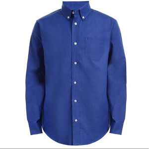 NWOT Chaps Cobalt Blue Boy’s Button Up Dress Shirt